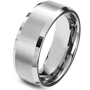 8mm Size-12-New Stainless Steel unisex ring band